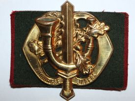 Baretembleem Regiment Limburgse Jagers